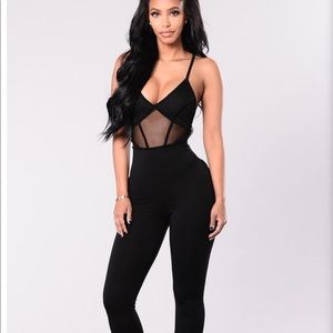 NWT Black Jumpsuit Size M